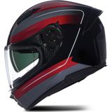 Nolan - N60-6 Ermetico - Integraalhelm - Zwart/Rood/Grijs
