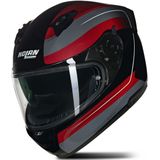Nolan - N60-6 Ermetico - Integraalhelm - Zwart/Rood/Grijs