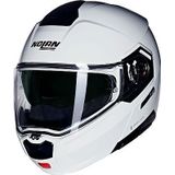 Nolan - N90-3 - Modulaire Helm - Metaalwit