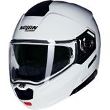 Nolan - N90-3 - Modulaire Helm - Metaalwit