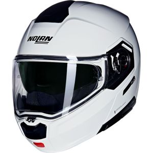 Nolan - N90-3 - Modulaire Helm - Metaalwit