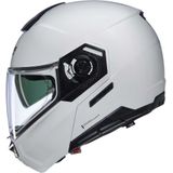 Nolan - N90-3 - Modulaire Helm - Metaalwit