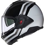 NOLAN - N120-1 Lineo - Modulaire Helm - Zwart / Wit / Zilver