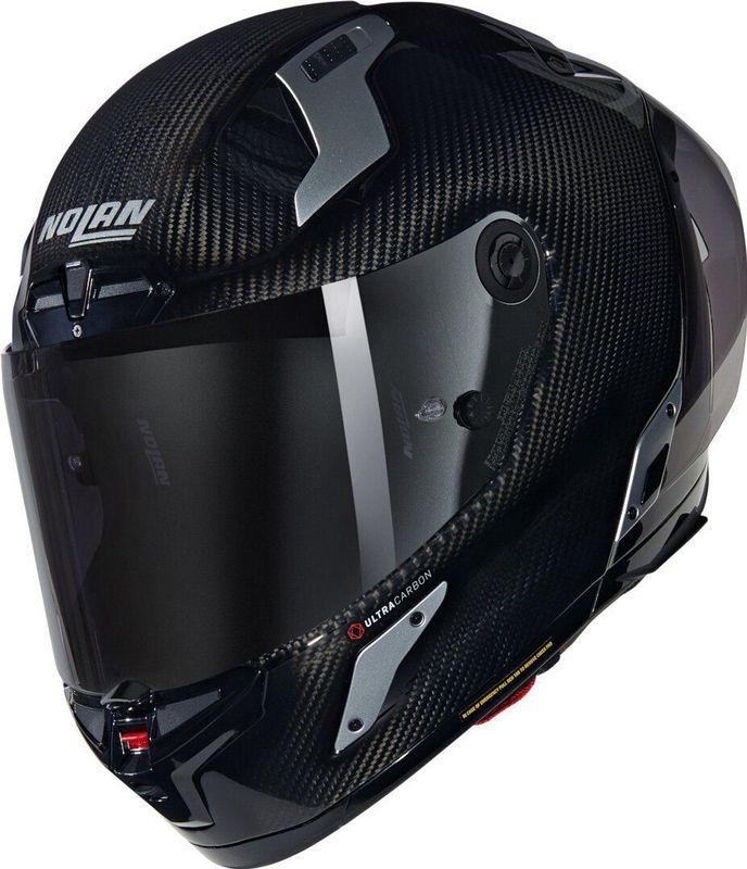 Nolan - X-804 RS Zilver 332 - Integraalhelm - Zilver Glossy - Carbon