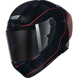 Nolan - X-804 RS Ultra Carbon - Integraalhelm - Zwart-Rood - Carbonfiber