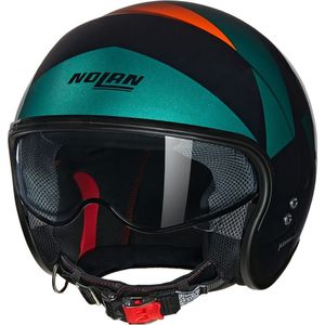 Nolan - N21 06 Tangente 347 - Jethelm - Zwart Militair Groen Oranje - Glossy