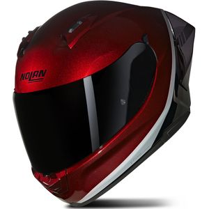 Nolan - N60-6 Sport Verniciatura Speciale 349 - Helm - Visceraal Rood Zwart Grijs Glossy