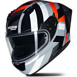 Nolan - N60-6 - Integraalhelm - Grijs Oranje Zwart - Polycarbonaat