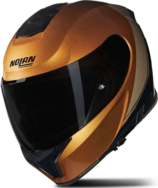 Nolan - N80-8 - Integraalhelm - Oker Zwart - Polycarbonaat