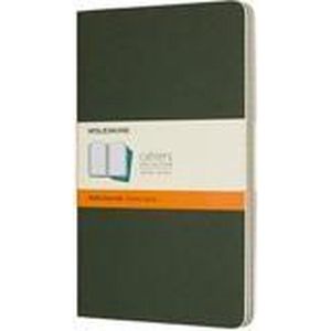 Moleskine Cahier notitieboek, groot 13 x 21 cm, 80 pagina's, mirtegroen