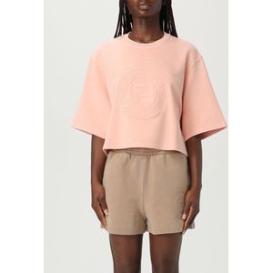 Fendi - Geëmbosseerd Stempel - Katoenen T-shirt - Roze