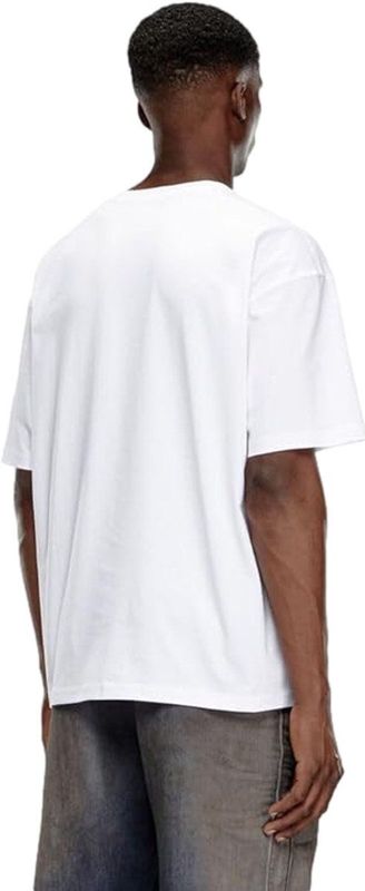 DIESEL - T-Boxt-Div - T-shirt - Rood/Zwart/Wit