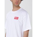 Diesel, Heren, Tops, Wit, Maat: 3XL Katoen,