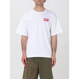 Diesel, Heren, Tops, Wit, Maat: 3XL Katoen,