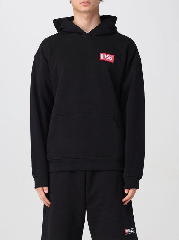 Diesel - S Boxt Lab - Hoodie - Rood - Relaxed Fit