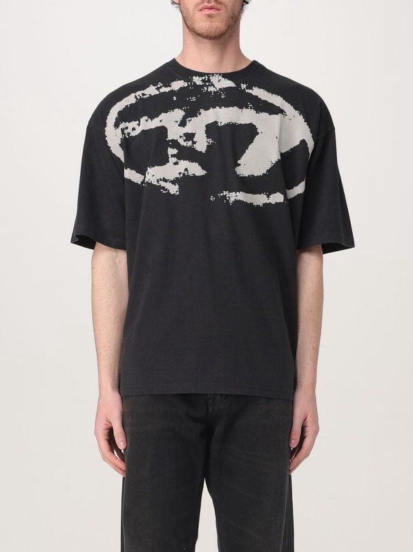 Diesel - T-boxt-n 14 Crewneck T-shirt - Zwart - Katoen