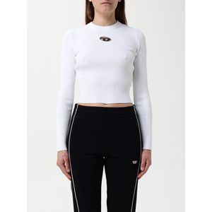 Diesel, Dames, Truien, Wit, Maat: L Viscose,