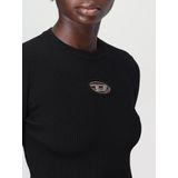 Diesel, Dames, Truien, Zwart, Maat: L Viscose,