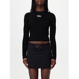 Diesel, Dames, Truien, Zwart, Maat: L Viscose,
