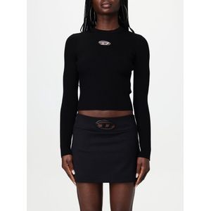 Diesel, Dames, Truien, Zwart, Maat: L Viscose,