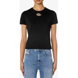 Diesel - T-uncutie-long-od - Shirt - Zwart