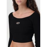 Diesel - M-VERA Top - Zwart - Katoen