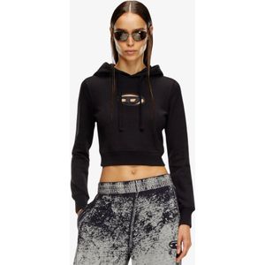 Diesel - F-Slimmy-Hood-Od - Hoodie - Zwart - Katoen-Polyester