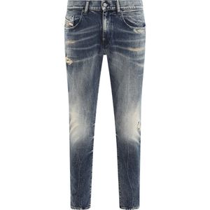 Diesel - D-Strukt Slim Fit Jeans - Blauw - Katoen