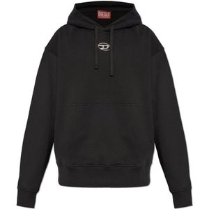 Diesel - S-Macs Hoodie - Zwart - Katoen