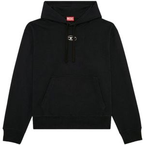 Diesel - S-Macs Hoodie - Zwart - Katoen