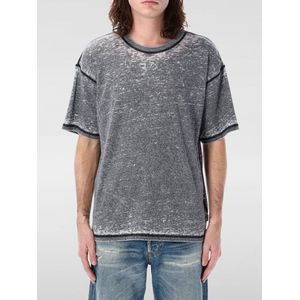 Diesel, Heren, Tops, Grijs, Maat: L Katoen,