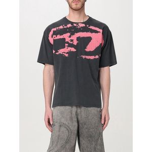 Diesel, Heren, Tops, Zwart, Maat: L Katoen,