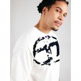 Diesel, Heren, Tops, Wit, Maat: 3XL Katoen,