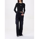 Diesel, Dames, Truien, Zwart, Maat: M Katoen,