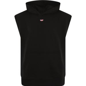 Diesel, Heren, Sweatshirts & Hoodies, Zwart, Maat: S Katoen,