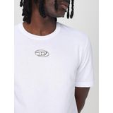 Diesel - T-Adjust-Od - T-Shirt - Wit - 100% Katoen