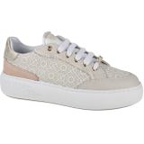 Janet & Janet - J-012-J13 - Sneakers - Beige - Leer