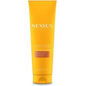 Nexxus, Scalp Inergy Balsem Professionele balsem voor fijn en fijn haar, met tarweproteïne en gemberwortel, voor gevoed, sterker en breukvast haar, 250 ml