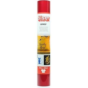 Siser® EasyWeed® Viva Magenta, 30 cm x 1 m, transfer-vinyl om op te strijken, voor personaliseren, voor creatieve hobby's, gecertificeerd volgens veganistisch en Oeko-Tex Standard 100 klasse I.