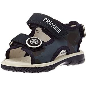 Primigi Mini Sand.Primigi Kindersandalen 0-24, camouflage-blauw, 19 EU, blauw camouflagepatroon, 19 EU