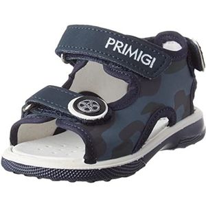 Primigi Mini Sand.primigi, sandalen voor kinderen en jongeren, Blauw Avio Camouflage, 21 EU