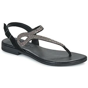 IGI&CO - Teenslipper - Zwart - Leer - Blokhak