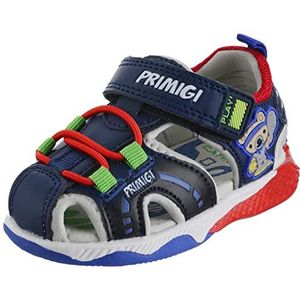 Primigi Baby Active San Light Sandalen voor jongens, 0-24, marineblauw, zwart, 20 EU