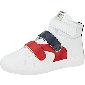 Primigi B&G for Change, sportschoenen voor heren, wit-rood-blauw, 38 EU, wit, rood, blauw, 38 EU