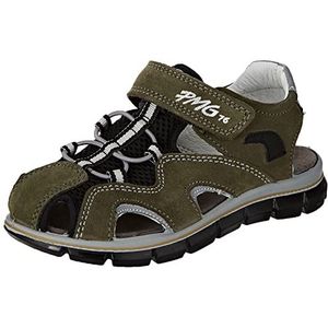 Primigi tevez plateau sandalen voor jongens, Verde Militare Nero