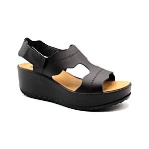 IGI&CO Candy sandalen voor dames met sleehak, zwart 73, 41 EU