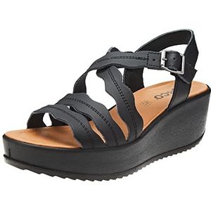 IGI&CO Candy sandalen voor dames met sleehak, Zwart 74, 40 EU