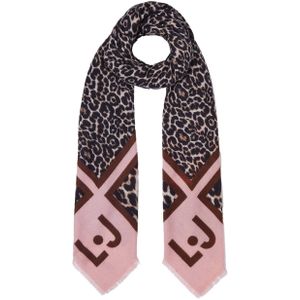 Liu Jo sjaal zwart/roze