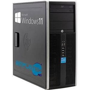 Tower PC HP 8300 CMT Windows 11 Pro - Core i5 tot 3,60 GHz 16 GB RAM SSD 240 GB | seriële interface RS232 VGA DisplayPort DVD desktop computer vast (Refurbished)