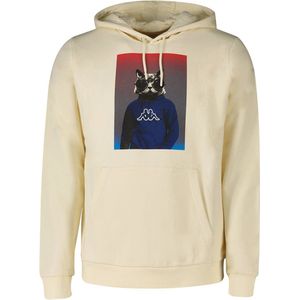 Kappa - Hoodie - Geborsteld Fleece - Zwart - Katoen 60% - Polyester 40%